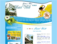 Tablet Screenshot of hotelwelt.it